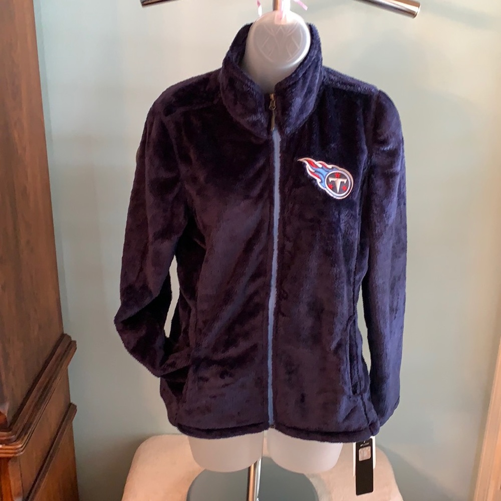 NFL Tennessee Titans zip up fleece sweater